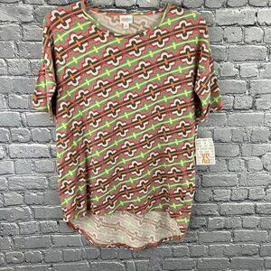 LuLaRoe Women's Size XS Irma Shirt Tunic High Low Hem